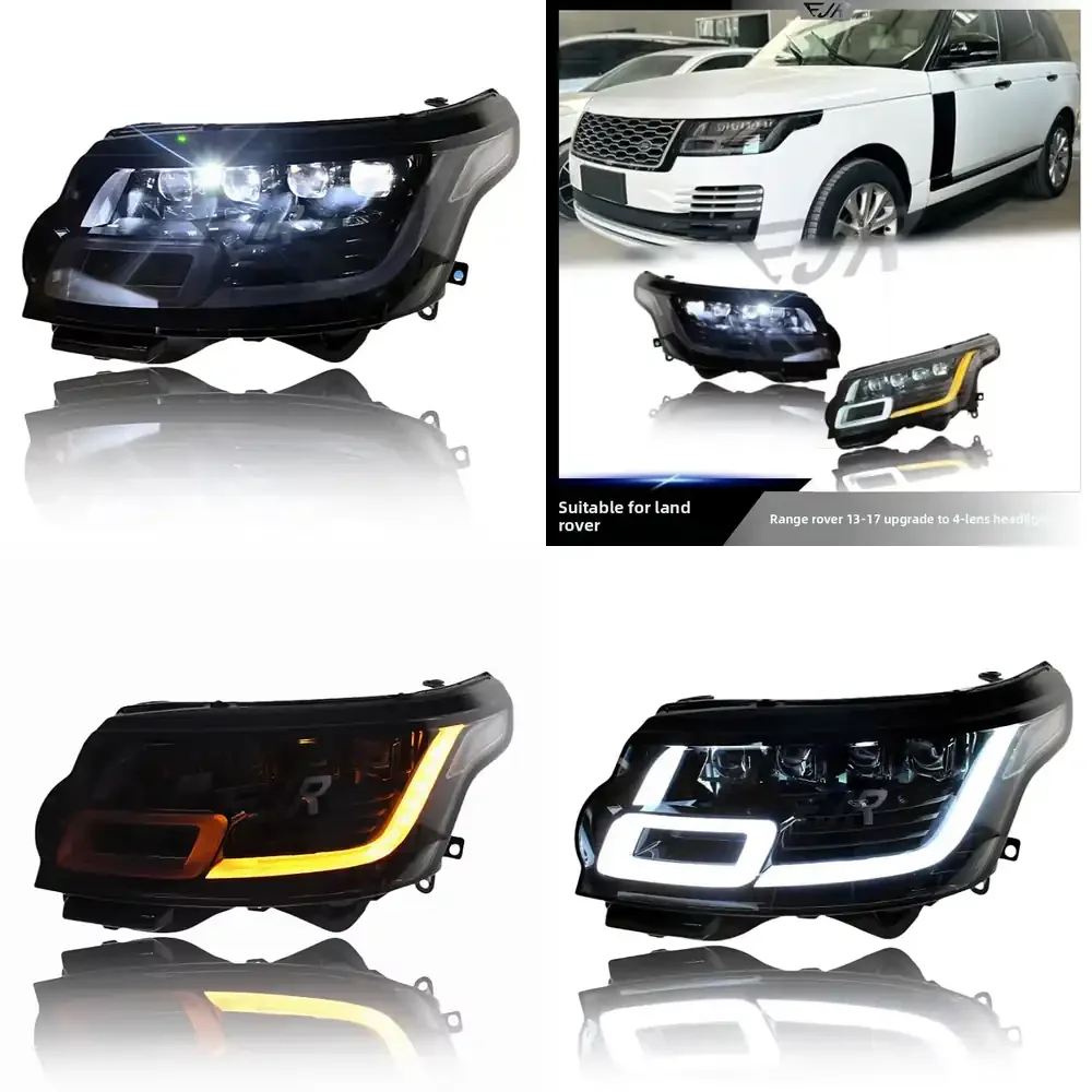 

12V Upgraded New 4-Lens LED Headlights for 13-17