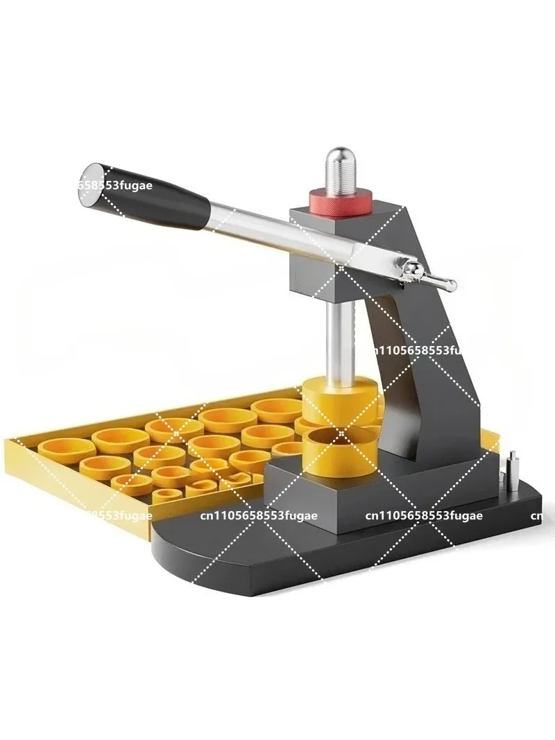 6173/GY0188 Portable Watch Case Press Tool - Hand Operated Watch Back Presser for Watch Repair Enthusiasts And Small Repair Shop