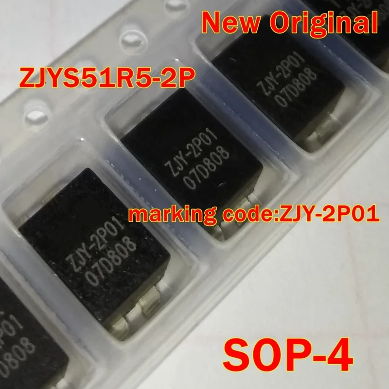 

1Pcs to 100Pcs Zjys51R5-2P Marking Code:Zjy-2P01 Sop-4 New Original Common Mode Filters for General Signal Line