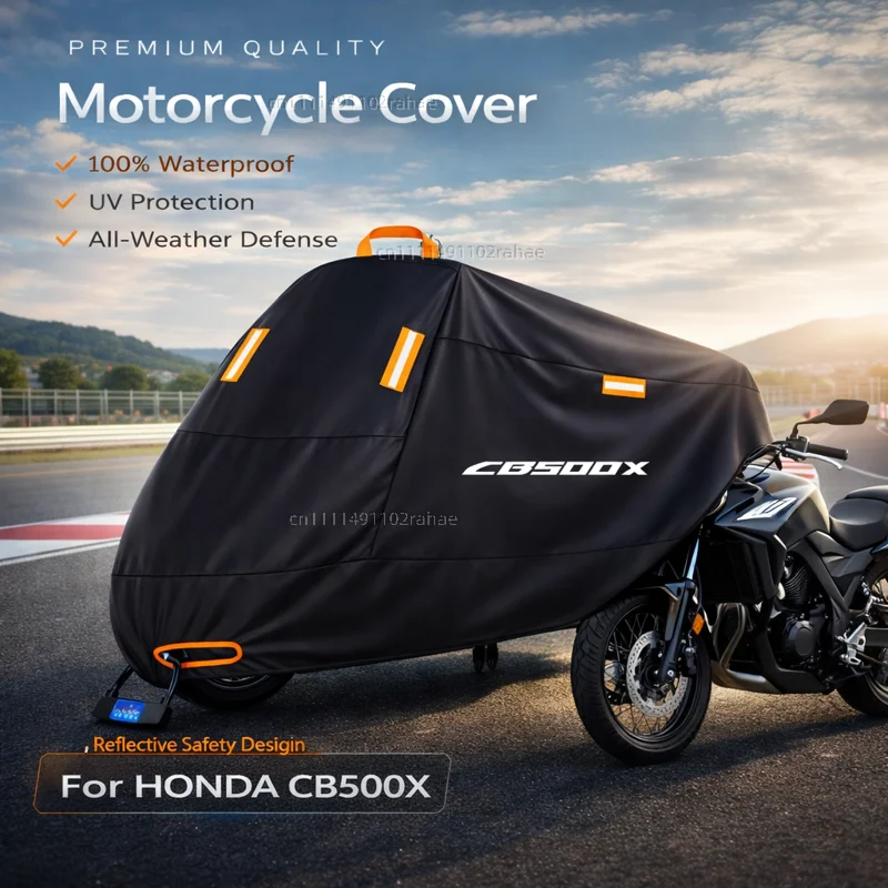 

For HONDA 2017-2021 Motorcycle Cover Waterproof Thickened Polyester Tarpaulin UV Protective Outdoor Rain Dust Sun Scooter Cover