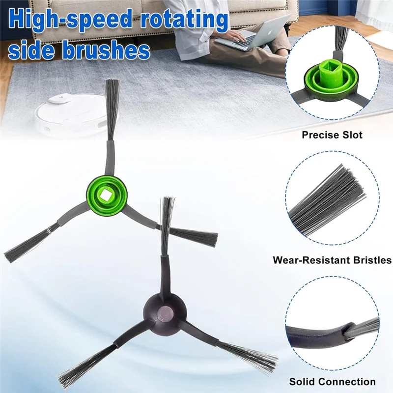 ABNG para ECOVACS Deebot Ozmo T8 T8 Aivi T8 + T8 AIVI + T8 MAX N8 Pro Plus/N8 Pro N8 + Plus N8 Pro + Kits de piezas de repuesto