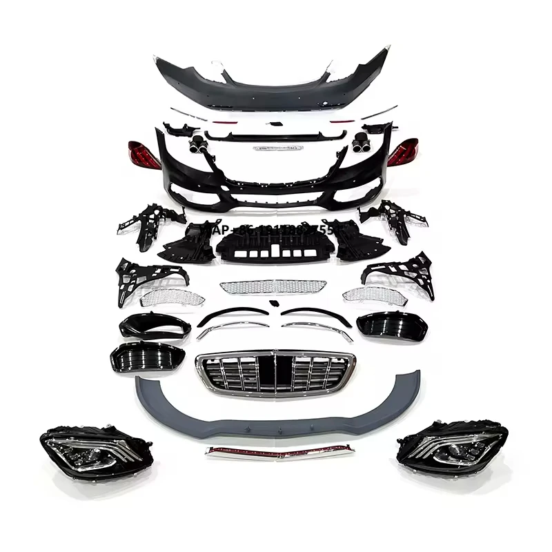 

S Class W222 Upgrade to B Style S900 Bodykit Car Headlight Front Bumper Rear Bumper Taillight S300 S400 S500 Tuning