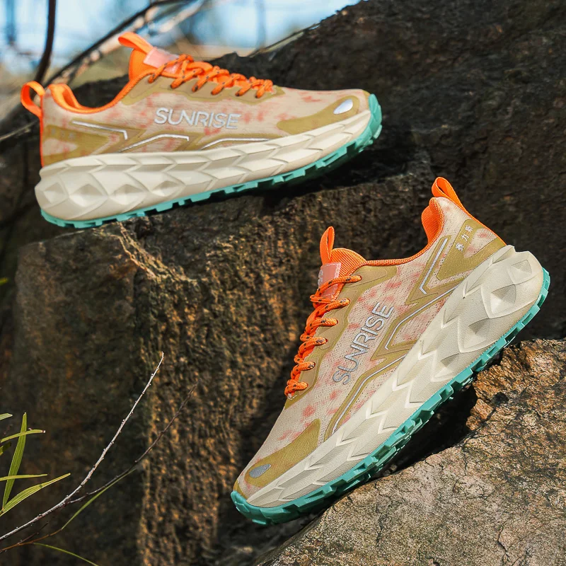 Neue Premium Unisex Berg- und Straßenmarathon-Laufschuhe mit MD-Sohle, Paar-Sportschuhe für Outdoor-Morgenläufe, Ganzjährig Nutzbar – Detail 15