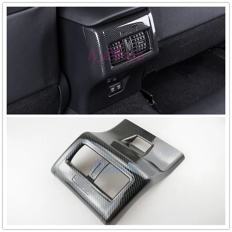 

Для Toyota Camry 2018 2019, внутреннее заднее сиденье, выходная крышка переменного тока, подлокотник, панель кондиционера, аксессуары для стайлинга автомобилей