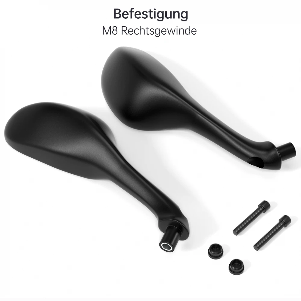 Areyourshop BLACK PAIR of REAR VIEW MIRRORS for GILERA RUNNER 50 125 180 200 FXR SP VXR NRG Power Typhoon 50 2T