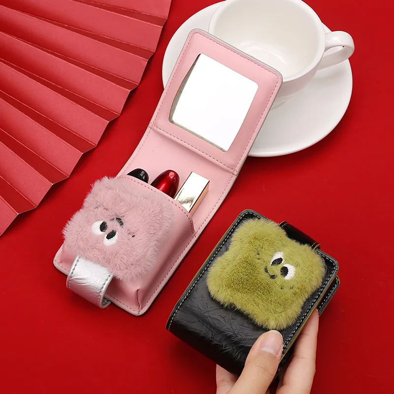 

Fashion Women Wallet Cute Folding Card Bags Everything Mini Bag Coin Purse Makeup Lipstick Small Bag Makeup Lipstick Storage Box