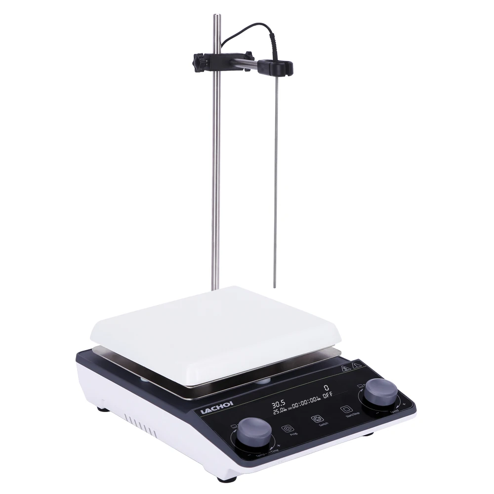 Lab Instrument Hotplate High Temperature Digital Display Electric Magnetic Stirrer with Heating Function