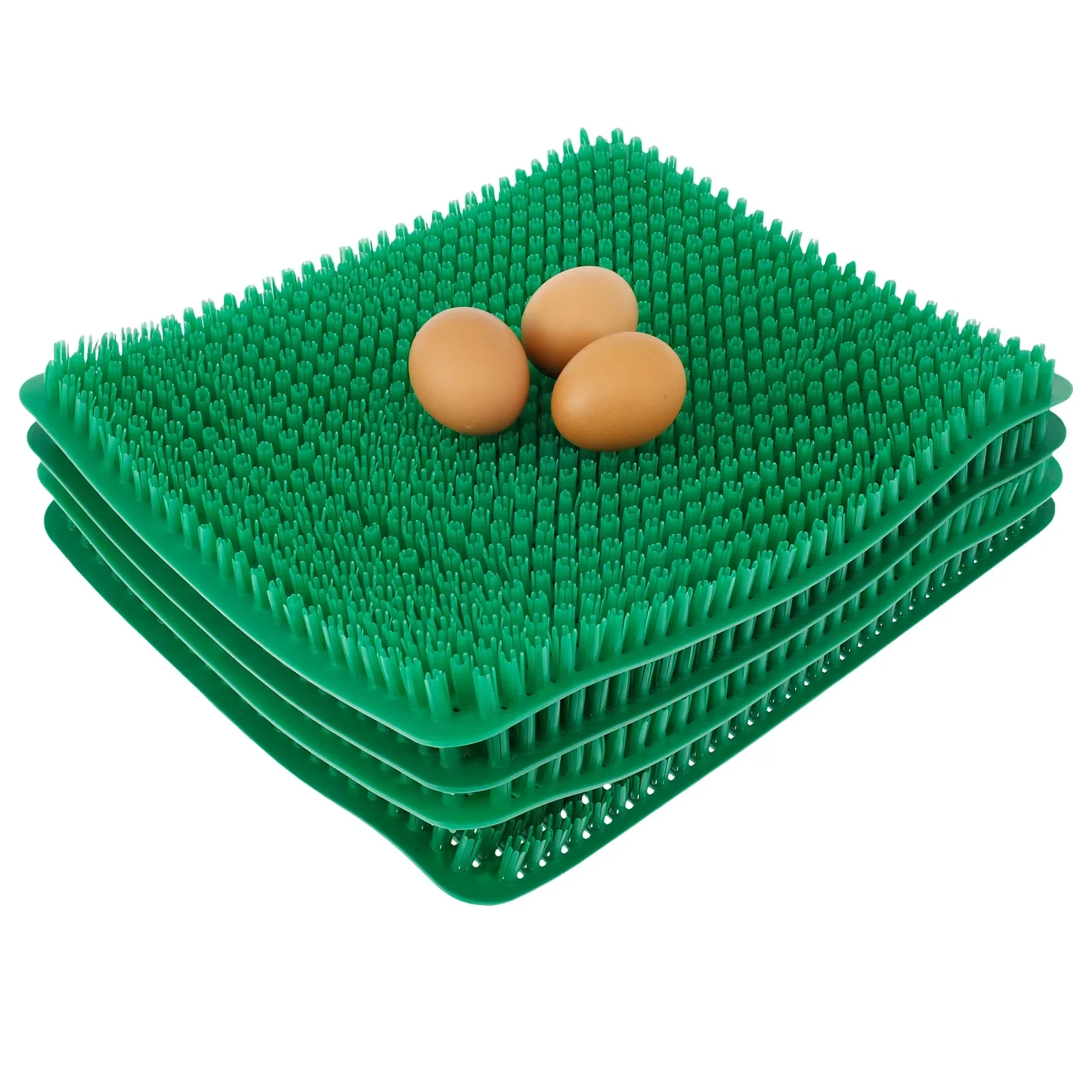

12''x12'' 6 Pack Washable Chicken Nesting Pads for Chicken Coops, Nesting Boxes, Reusable Nesting Pads, Laying Hen Nest Box Pads