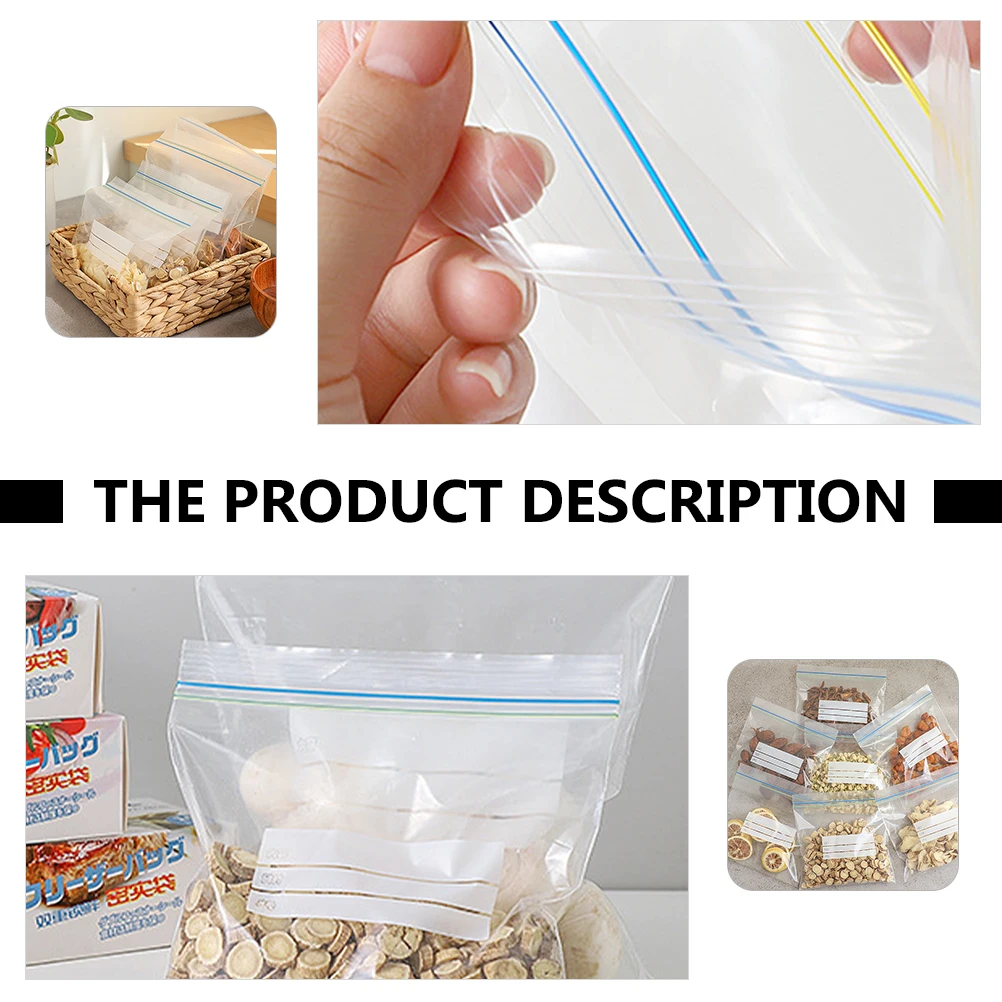 

60 Pcs Vacuum Storage Bags Food Sealed for Produce Snack Reusable Fresh Keeping Fruit Child