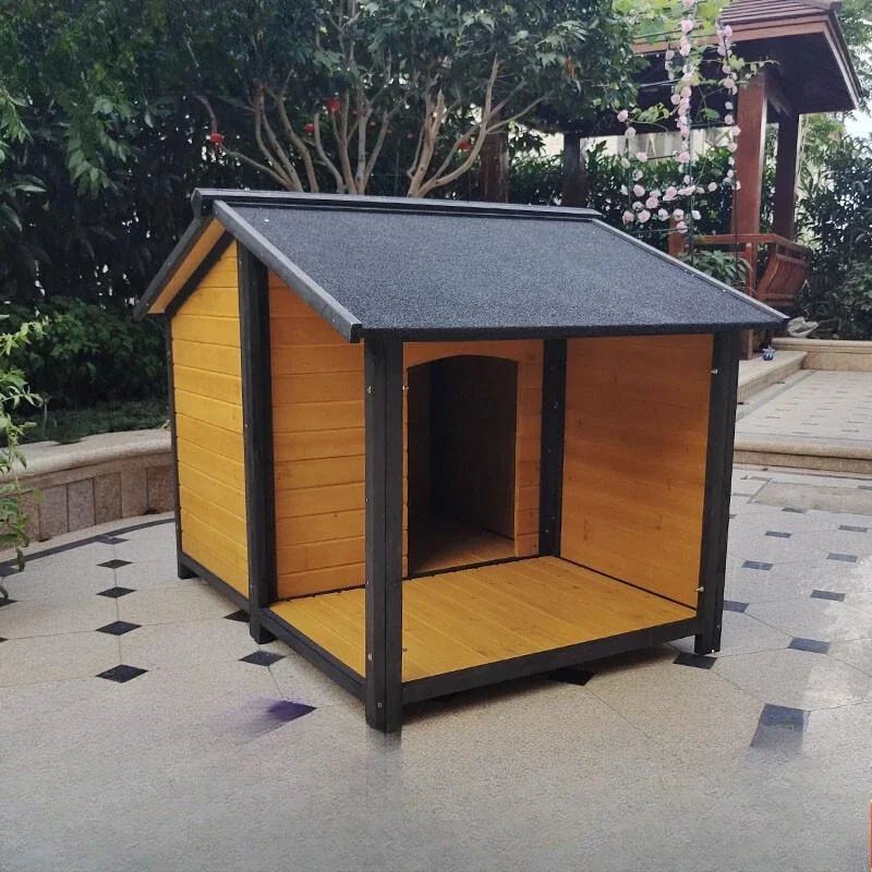 Outdoor rain and sun protection dog cage medium and large dog house outdoor kennel pet dog house cat litter golden hair