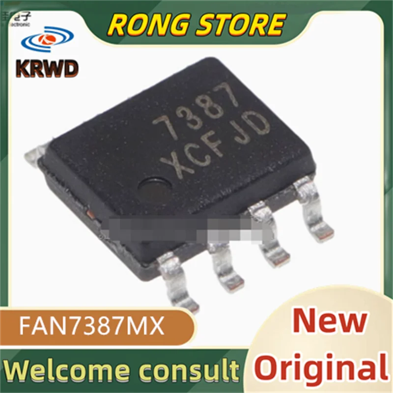 

(5 шт.) 7387 новый и оригинальный чип IC FAN7387MX FAN7387 SOP-8