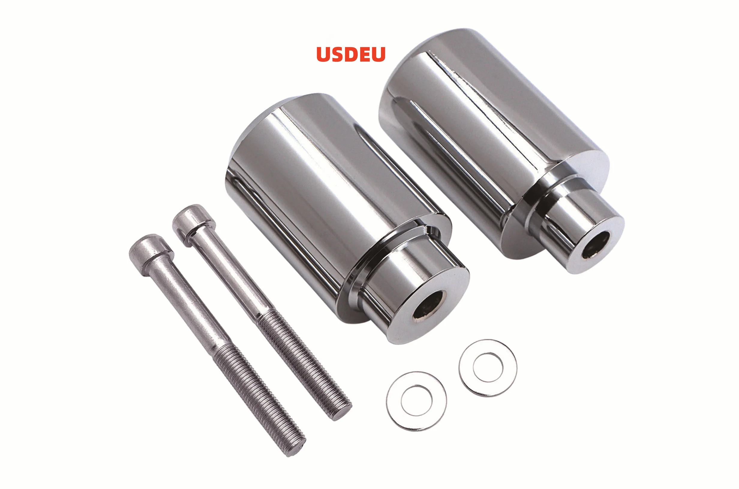 USDEU Motorcycle Frame Sliders Chrome For Honda CBR 600/F4/F4i 1999-2006