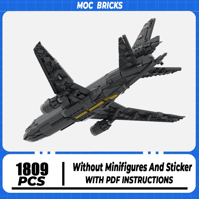 

Building Bricks KC-10 Extender Airplane Model ocTechnology Modular Military Aircraft Model Block Christmas DIY Toy Holiday Gifts