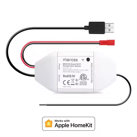 Meross HomeKit Smart WiFi Garage Door Opener Controller - HomeKit-aware ecosystem pick