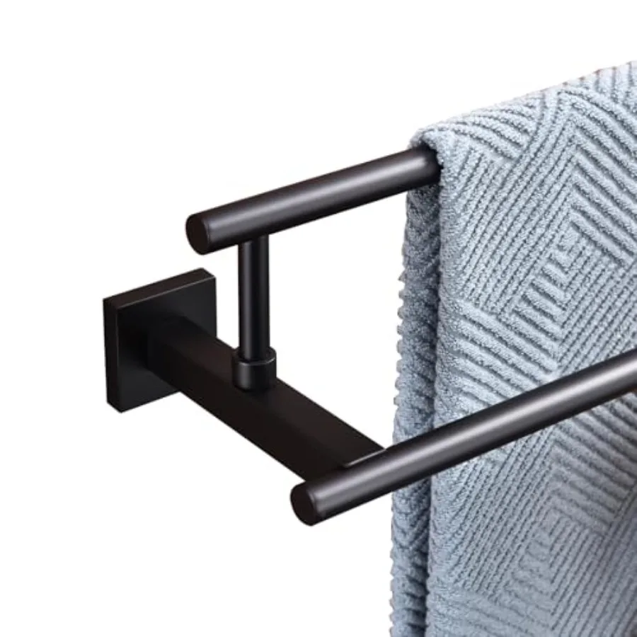

Bath Double Towel Bars, Towel Racks SUS304 Staless Steel, Towel Holder for Bathroom Wall Mount, Towel Hanger Rail Accessories,