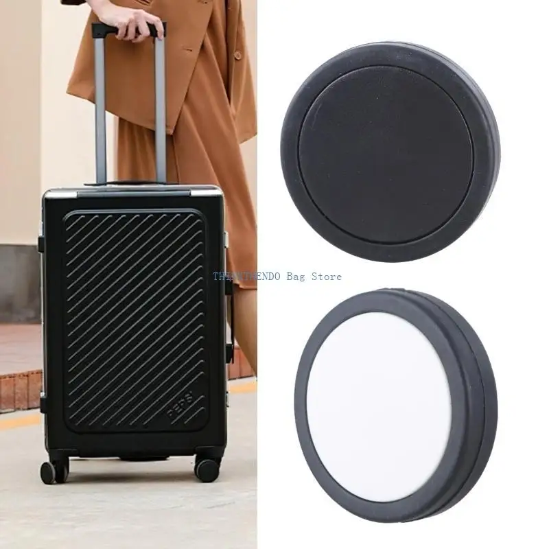 340D 8Pcs Luggages 55x12mm Plastic Suitcase Double Replacement Spare Part Swivels Castors Repair Kits
