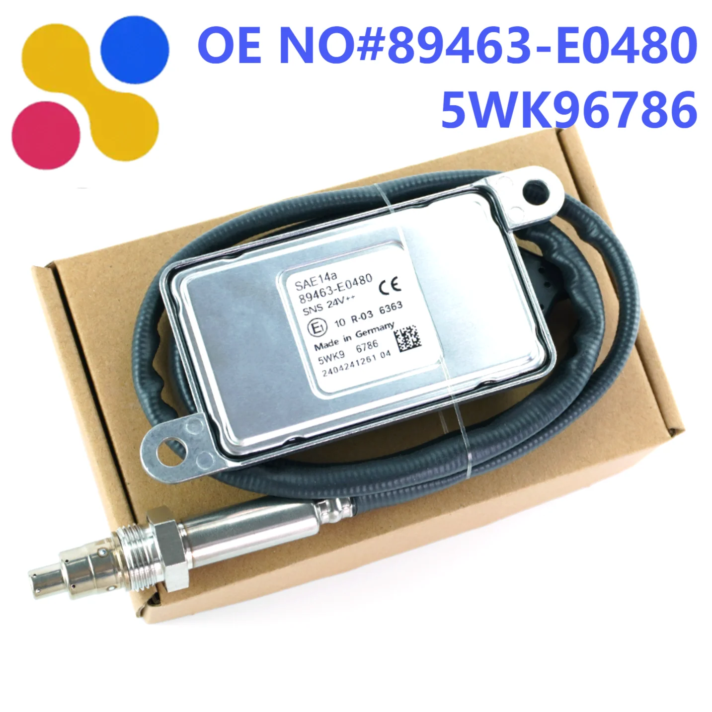 

89463E0480 Новый датчик оксида азота Nox Sensor для Hino Toyota 89463-E0480 5WK96786 Автозапчасти