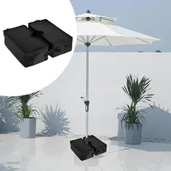 Umbrella Base Weights Waterproof Sturdy Windproof Fixing Parasol Base Stand for Gazebo Backyard Deck Garden Beach Umbrella