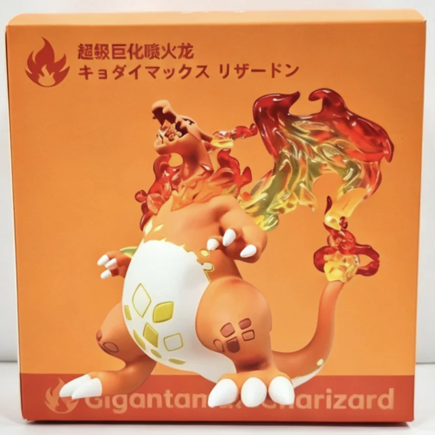 Pok é mon encyclopedia, Pok é mon super giant, Spitfire Dragon figurine model, trendy toy figurine, gift