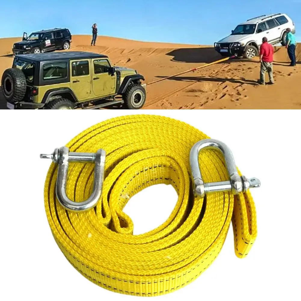 Tow Rope Strap Bar Off Road Accessories Loop Hook Car Trailer Towbar Machine Direct China Shackle Cargo Tie-Down Belt Accessory