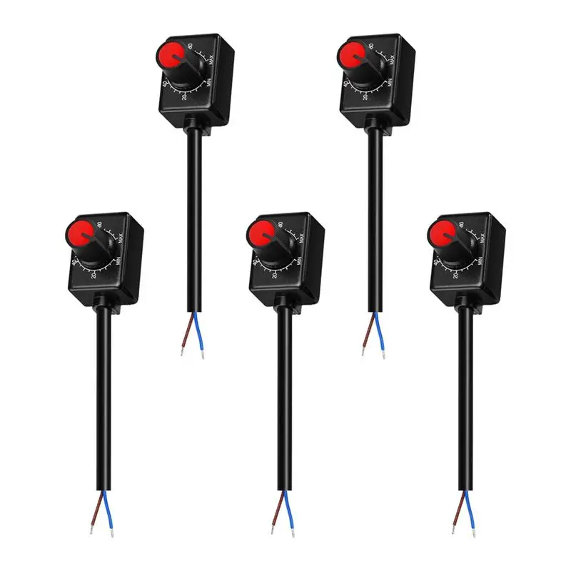 5PCS DC 0/1-10V Knob PWM Dimming For 0-10V Or 1-10V Dimmable Electronic LED Driver
