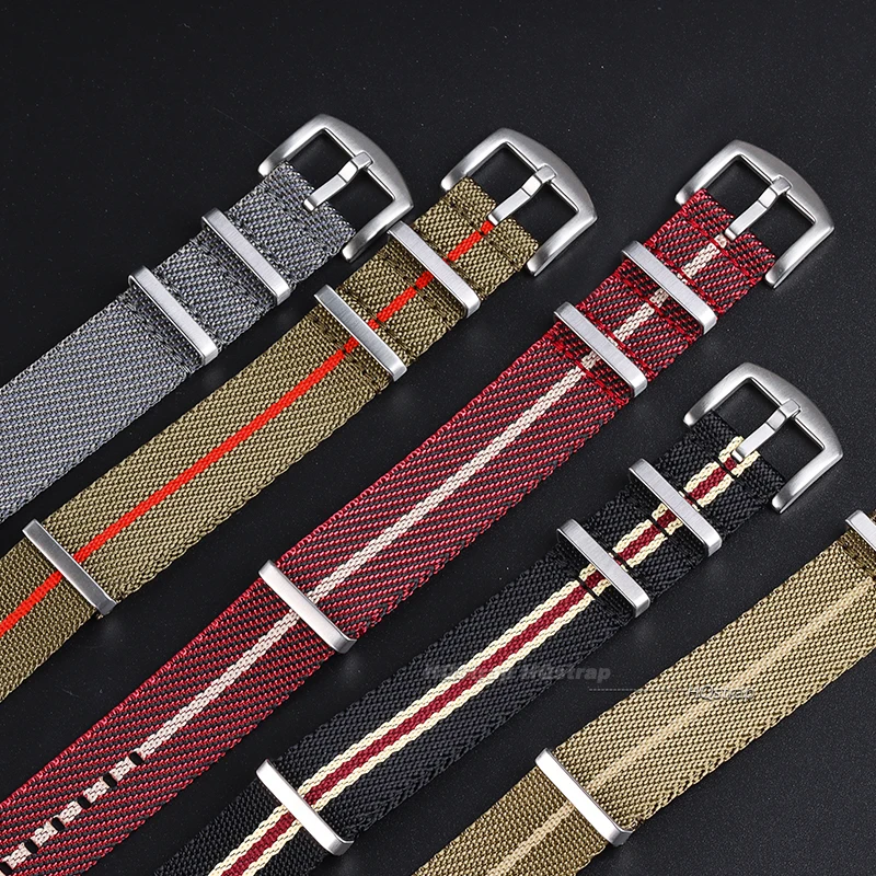 Nylon Watch Band for Seiko 18 20 22mm Fabric Bracelet for Rolex Men Women Belt for Casio Premium Military Strap for Tudor Bands