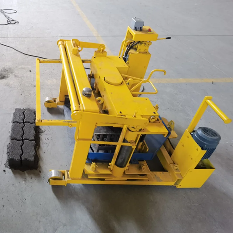 Brick Making Machine Customizable Hollow Block Forming Machine Large Mobile Walking Hydraulic Concrete Press Cement Pavement