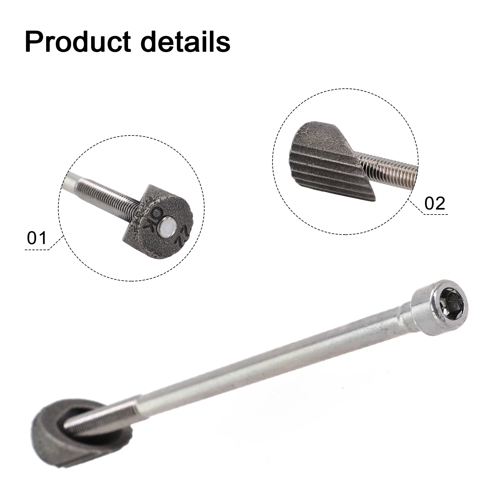 22.2mm Bolt & Wedge Adapter Bicycle Bike Bolt&Wedge Chrome Cruiser Road Practical Newest Reliable Useful Duable