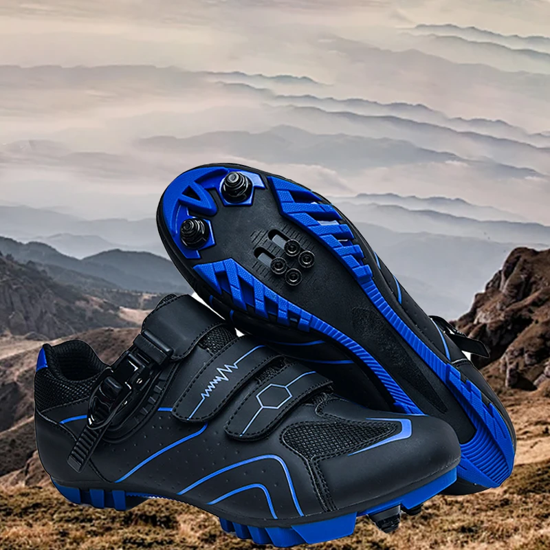 Unisex Radfahren Sneaker MTB Schuhe mit Männer Cleat Straße Dirt Bike Flache Racing Frauen Fahrrad Berg SPD MTB Schuhe Zapatillas Mtb – Detail 7