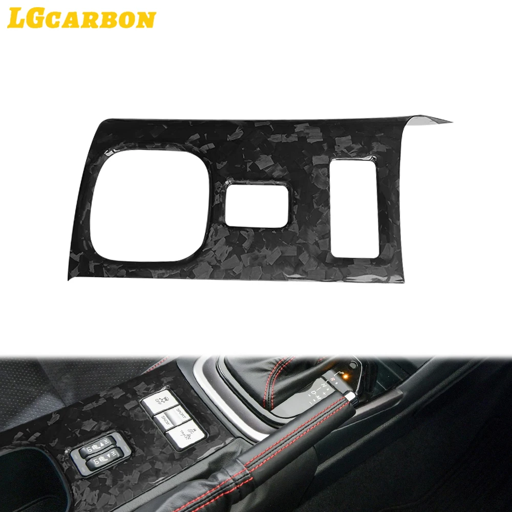 LGcarbon Forged Carbon Interior Center Console Cover Automatic Model for Subaru BRZ for Toyota GR86 2021+