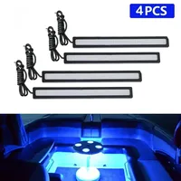 4pcs Marine Grade Car Boat Large Super Bright 12V Blue LED Courtesy Lights DC 12V Low Temperature Water Release For Car Boat