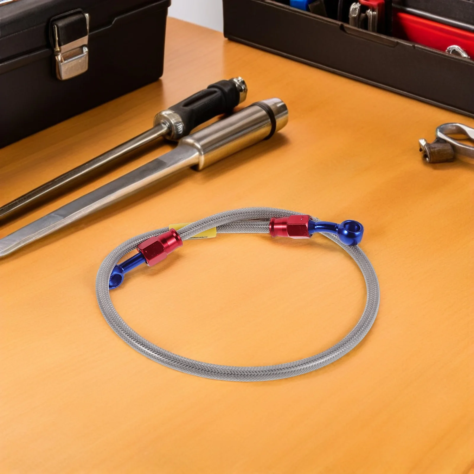 

1set 1Set Motorcycle Brake Oil Hose Braided Steel Hydraulic Clutch Line For Dirt Bike Atv Pit Bike Racing Street Replacement