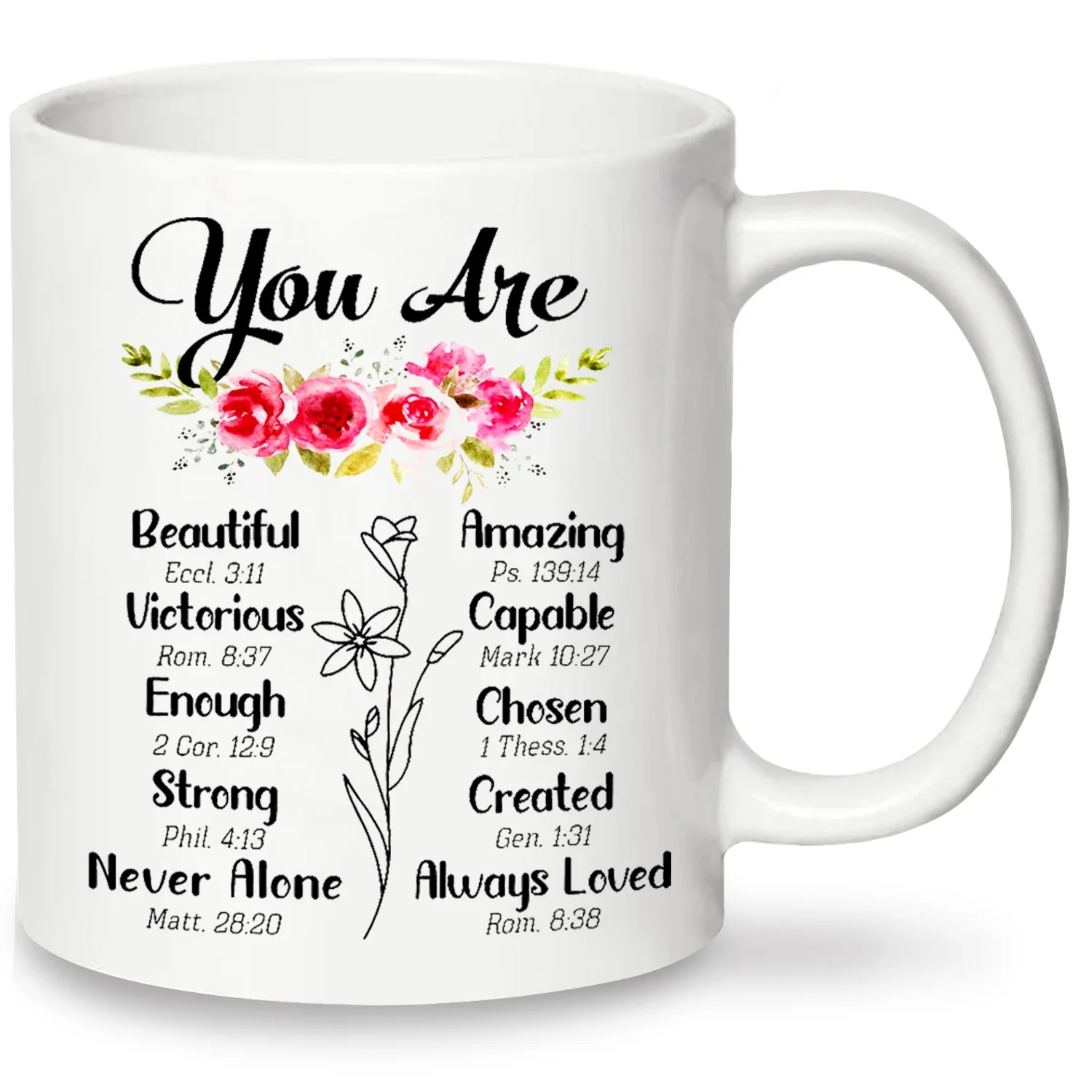 320ML Frosted Glass Coffee Mug, Christian Gifts For Women - Birthday, Christmas, Mothers Day Gifts For Women - Inspiration.