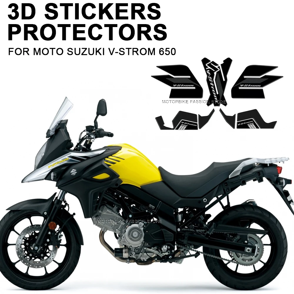 

3D защитные наклейки для мотоцикла Suzuki V Открытый vстром 650 Приключения комплект клейких для украшения мотоцикла 2017-2022