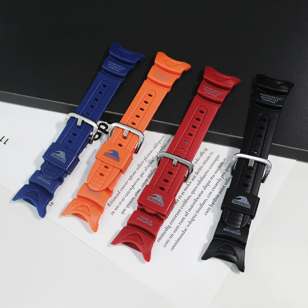 Correa de reloj para SPF-40-1V SPF-40, correa de reloj de resina suave TPU con hebilla, pulsera, cinturón deportivo, correa impermeable con herramienta