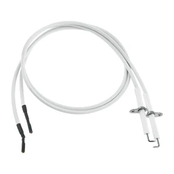 2 pces eletrodo de ignição cerâmica 700mm fio da vela de ignição usado botão de pressão piezo igniter para a grade a gás/queimador de gás kitchenaid