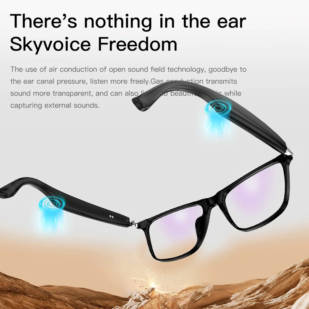 2025 New HD AI Smart Glasses Chat GPT Translate Bluetooth Call 260Mah Battery Voice Assistant Control Smart Glasses Sunglasses - Image 2