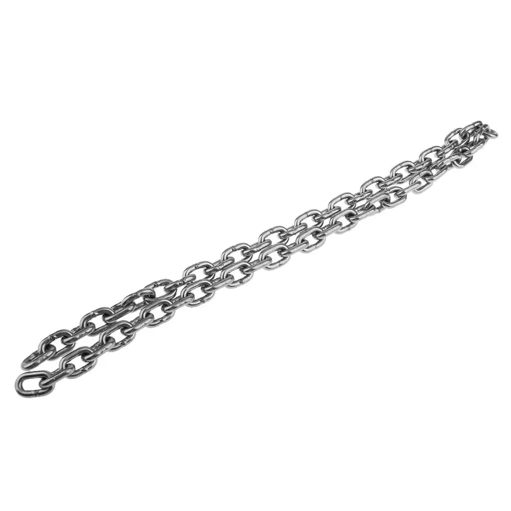 Rustproof Stainless Steel Anchor Chain 6mm Marine Grade Boat Accessory for Anchors and Mooring Systems