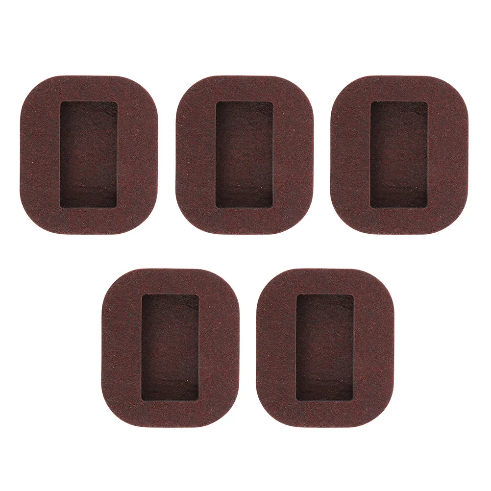 

5pcs Furniture Caster Felt Cups Roller Wheel Locks Floor Protector Pads For Chair Desk Bed Frame Office Home Furniture Legs Caps