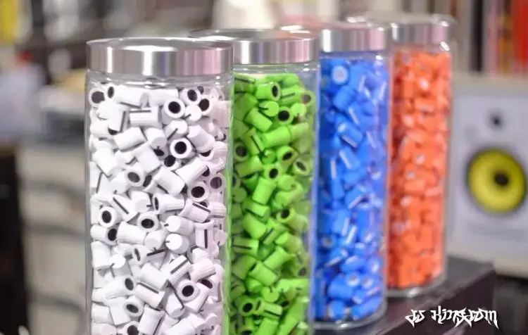 بايونير DJM، DDJ، XDJ الملونة بايونير EQ مقبض كاب 3 قطعة مجموعة خلط وحدة التحكم وسادة المؤثر #6