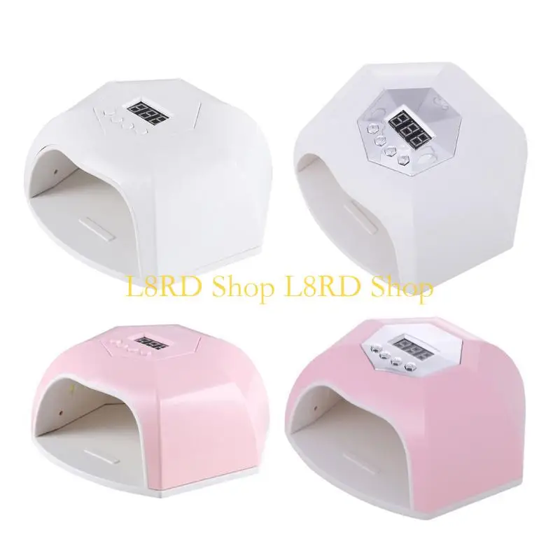 L8RD UV-LED-Nagellampe, UV-LED-Nagellack-Trockner, Gel-Maschine für Maniküre und Pediküre mit und 4
