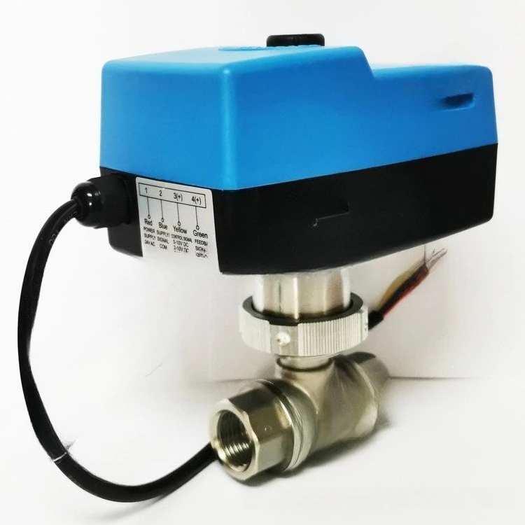 DN15-50 Electric Ball Valve Switching Quantity Analog Electric Regulating Ball Valve Electric Two- and Three-Way Ball Valve