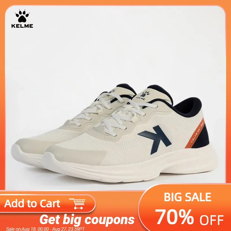 

KELME Shoes Running Sneakers Sports Jogging Casual Shoes for Women Mesh Breathable Outdoor Light Trainers Shoes Man 8323YX5192
