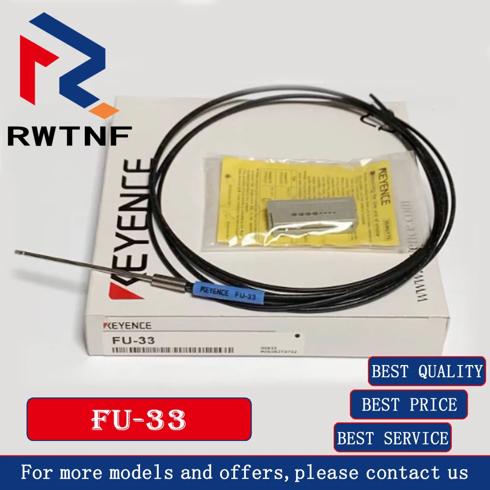 

Brand New Genuine FU-33 KEYENCE reflective fiber optic sensor 100% Original, stock in stock