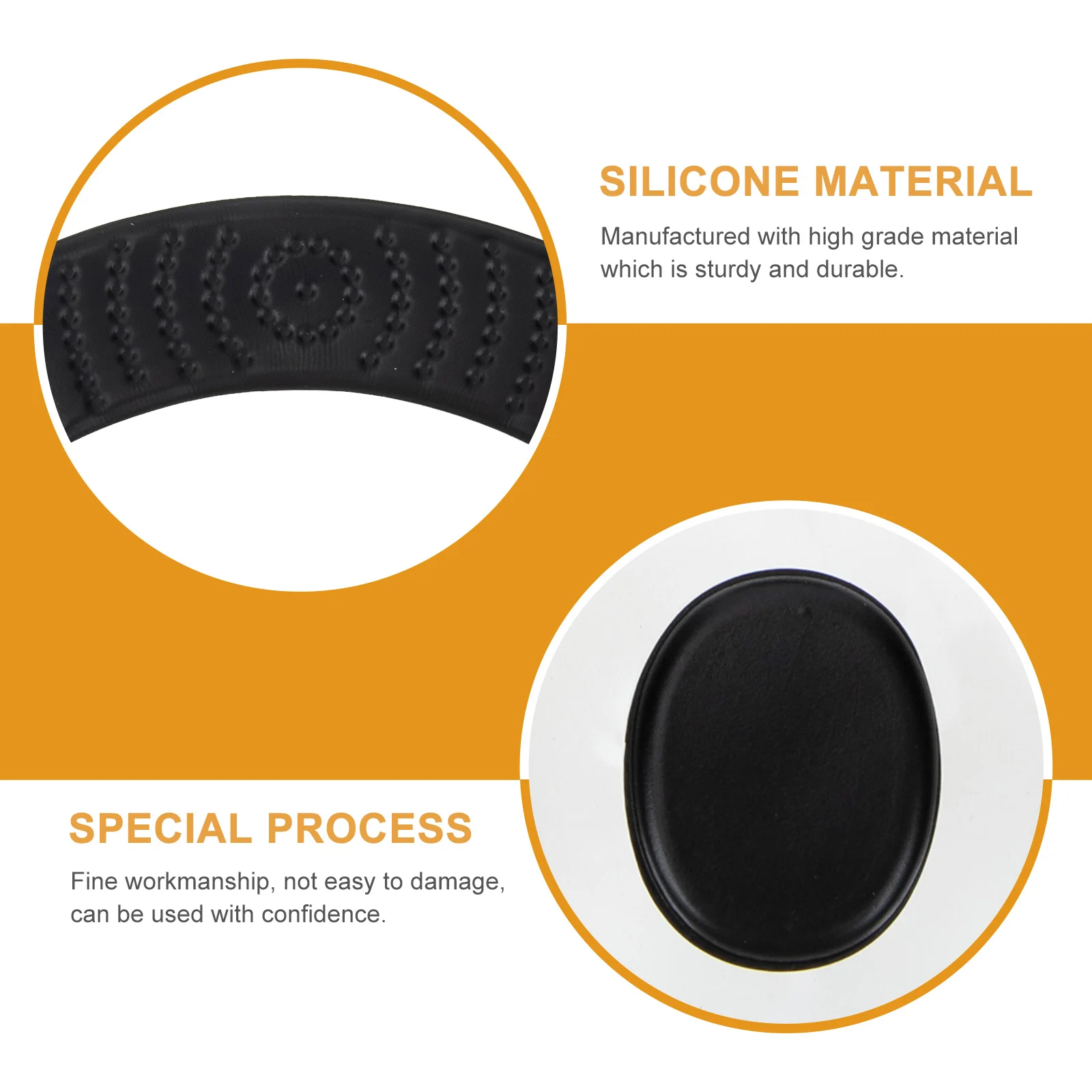 

14pcs Mute Mats For Black Adjustable Cushions Noise Accessories Reduction Drum Head Pads Drum Accessories