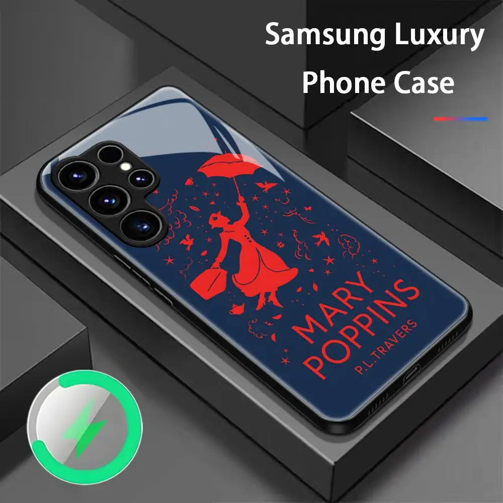 Mary Poppins Fairy Popular Phone Case For Samsung S26 S25 S24 S23 S22 S21 S20 Plus Ultra Fold A Glass Magnetic Case