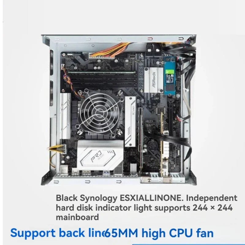Upgrade NAS 8 Disk Hot-swappable Supports 4-slot Large Motherboard File Storage Movie Virtual Machines
