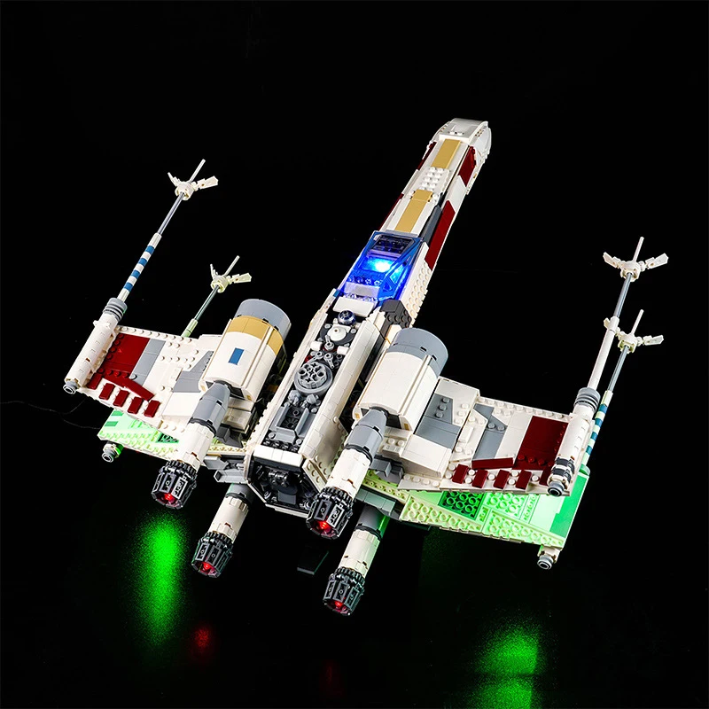 DIY LED Light Kit สําหรับ LEGO 75355 X-wing Starfighter (เฉพาะไฟ LED,ไม่มีบล็อกรุ่น)