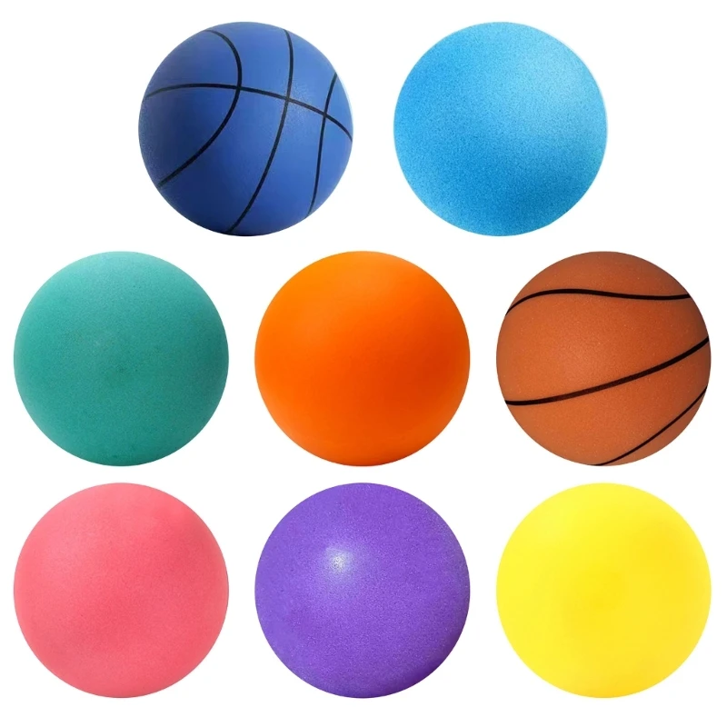 Silence Basketball Squeezable Indoor Training Quiet Ball for Various Activities H37A