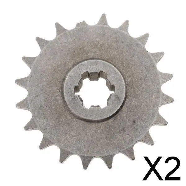 2X 20T 20 Tooth Front Chain Sprocket for 49cc Engine Mini Pocket Dirt Bike